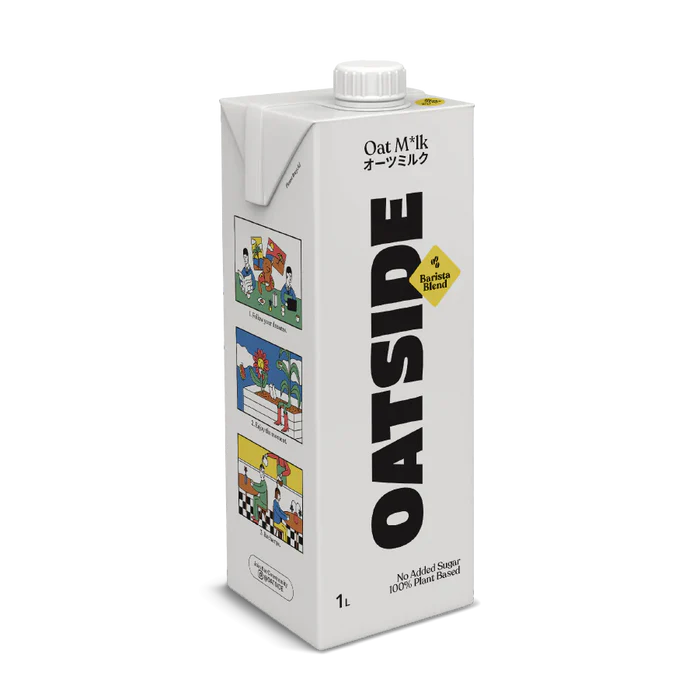 Oatside Plain Oat Milk Barista Edition 1L